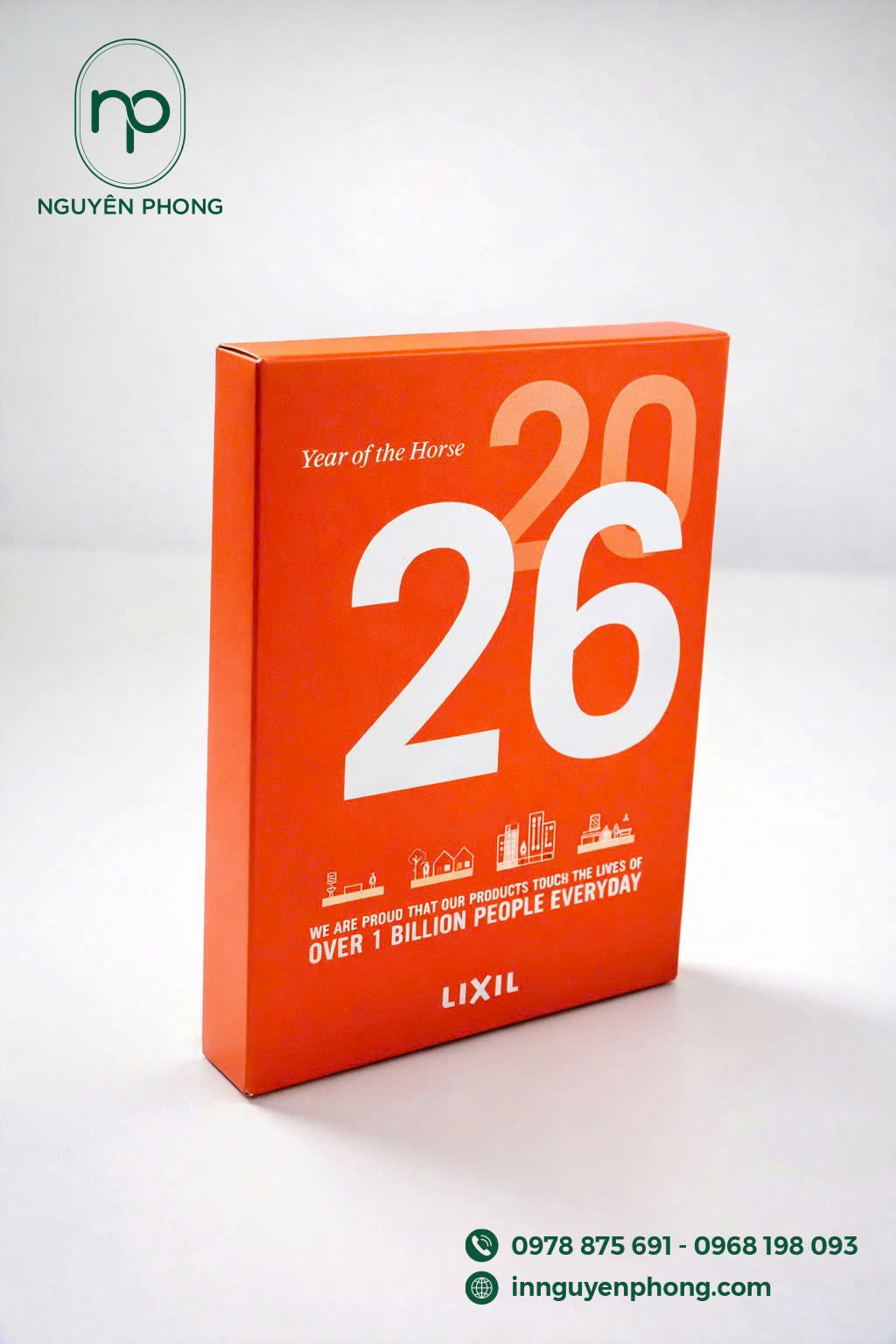 Mẫu hộp đựng mĩ phẩm in logo thương hiệu 